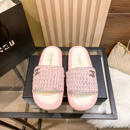 Zapatillas Planas Tejidas de Moda
