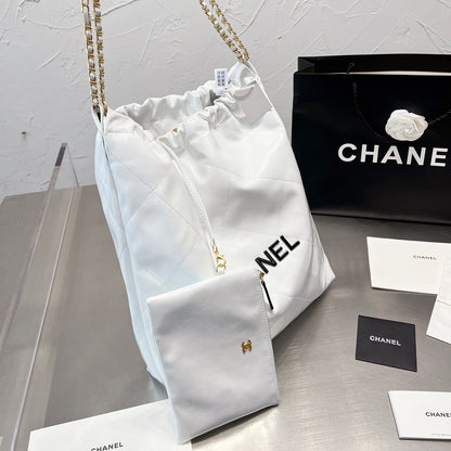 Sac shopping en cuir huilé 22s