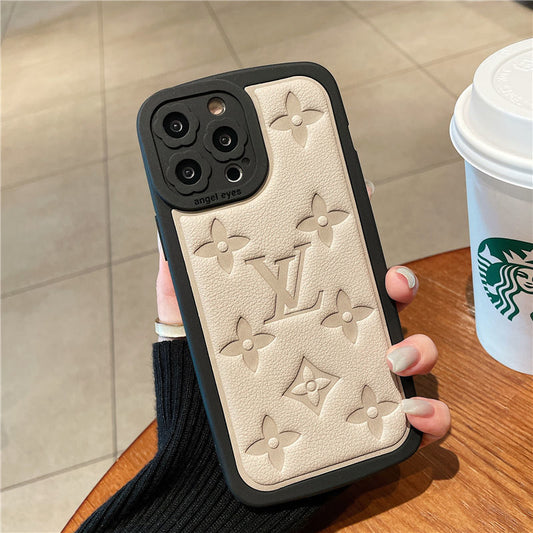 Funda de cuero antideslizante de silicona suave