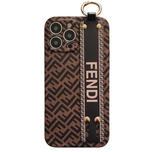 Funda de Teléfono Retro con Correa de Muñeca