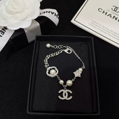Pulsera Camelia Perla Zircón Brillante