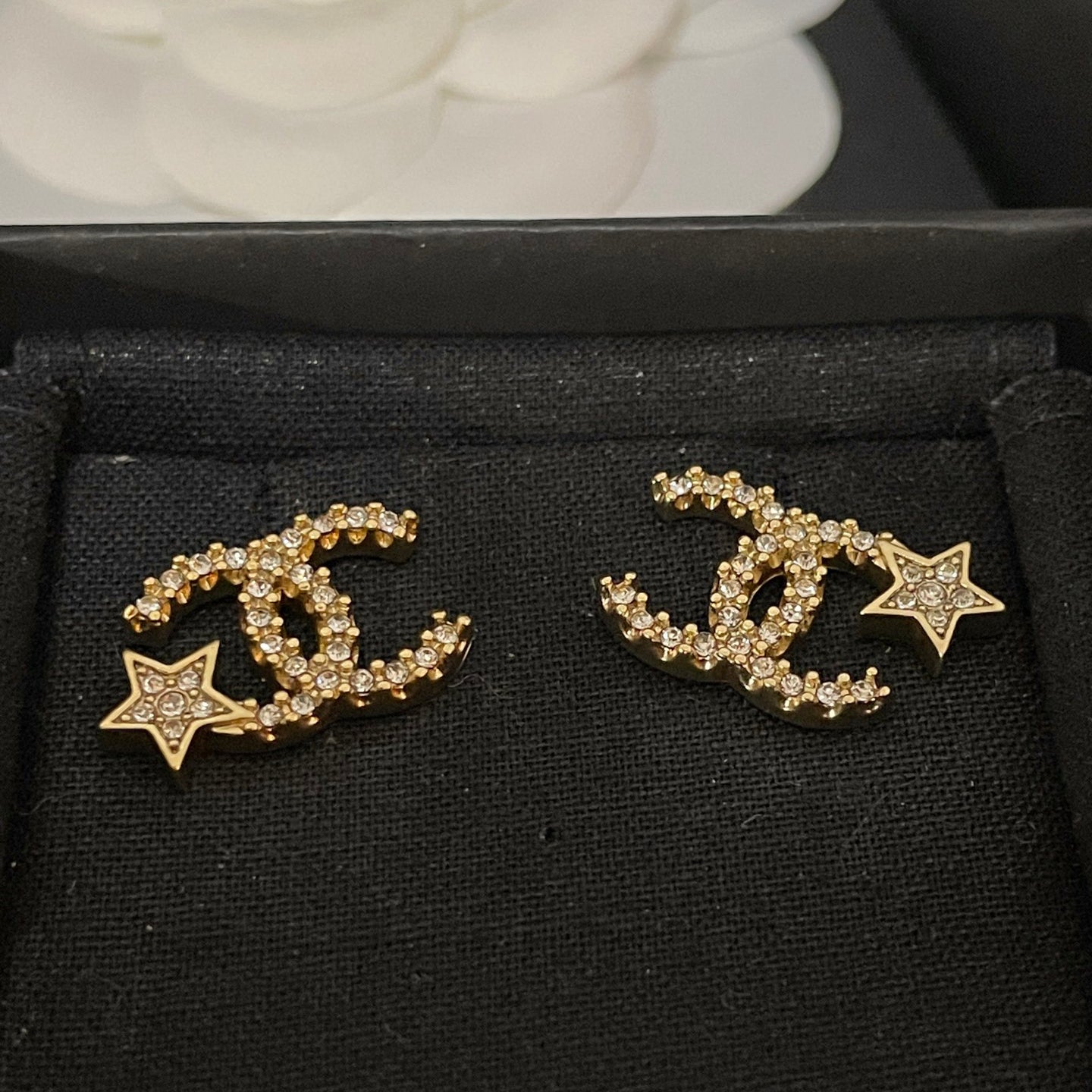 Pendientes de estrella de circonita brillante
