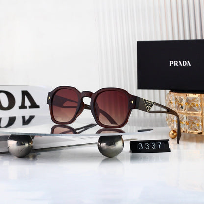 Polarized Sunglasses Personality Rivet Small Round Frame Sunglasses 3337