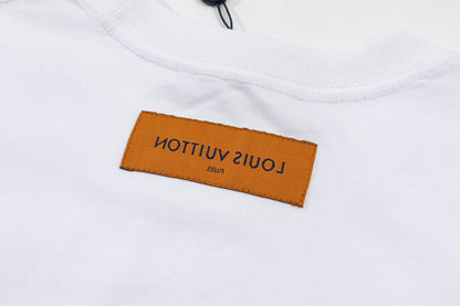 T-shirt imprimé lettres colorées