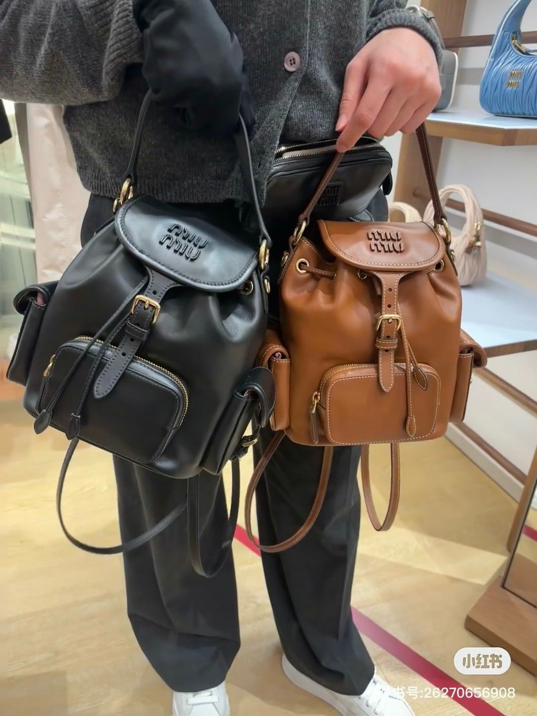 Minimalist Brown Leather Backpack | Small & Large Sizes 🤎