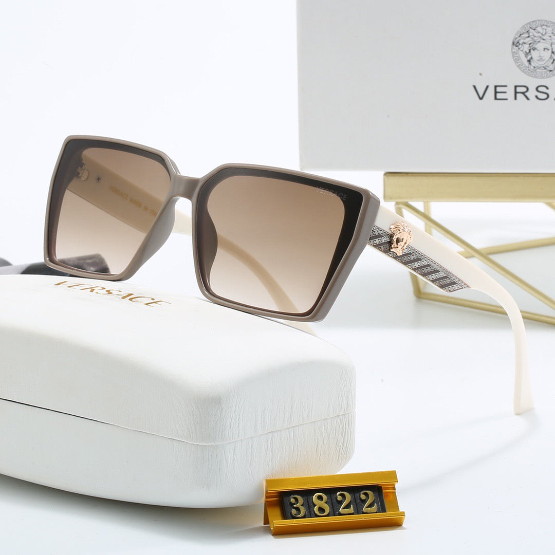 Lunettes de soleil Médusa carrées vintage