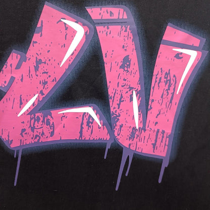 t-shirt à imprimé graffiti