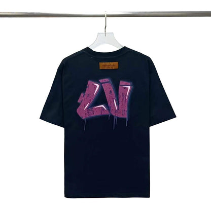 t-shirt à imprimé graffiti