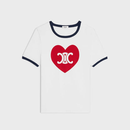 T-shirt en Coton Triomphe Cœur