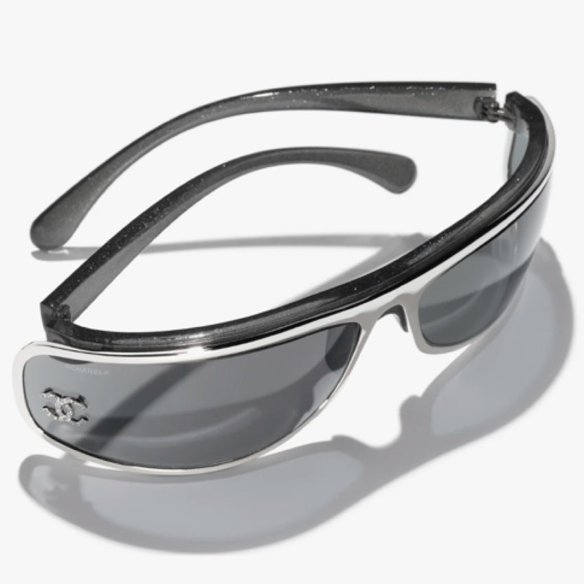 Lunettes de soleil bouclier pour femme