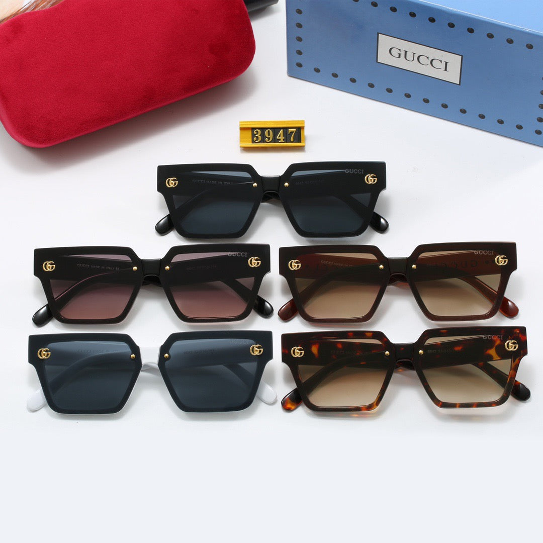 Nouvelles lunettes de soleil neutres cinq couleurs