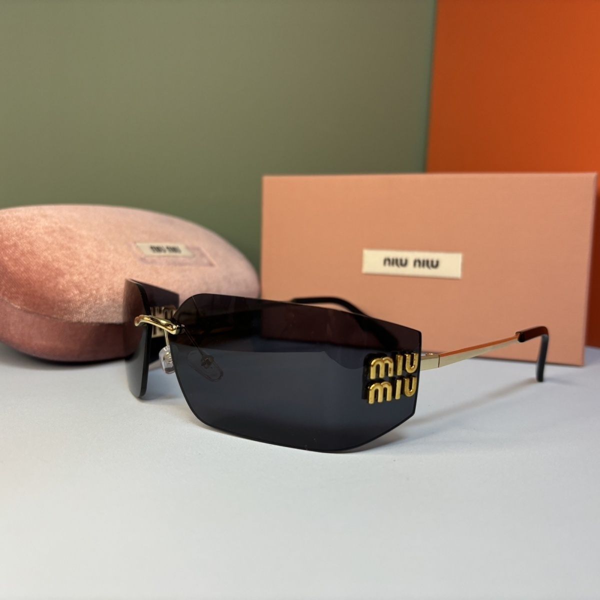 Lunettes de soleil tendance sans monture