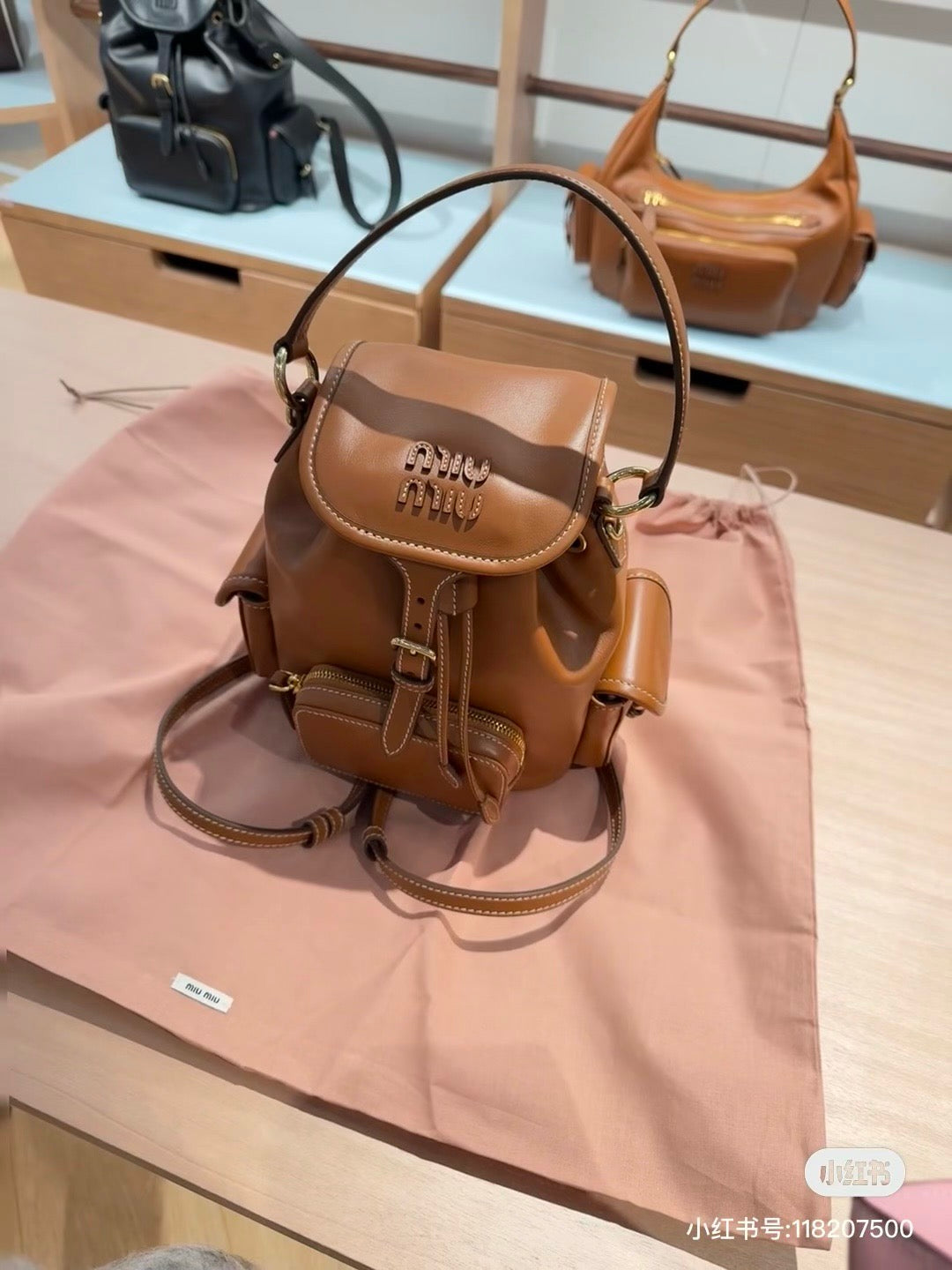 Minimalist Brown Leather Backpack | Small & Large Sizes 🤎