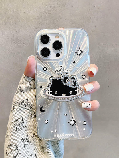 Bonita funda tipo atril de dibujos animados de láser