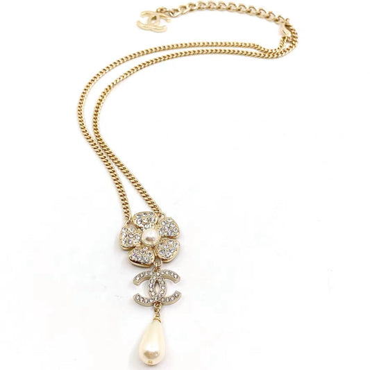 Collier Pendentif Fleur Tendance