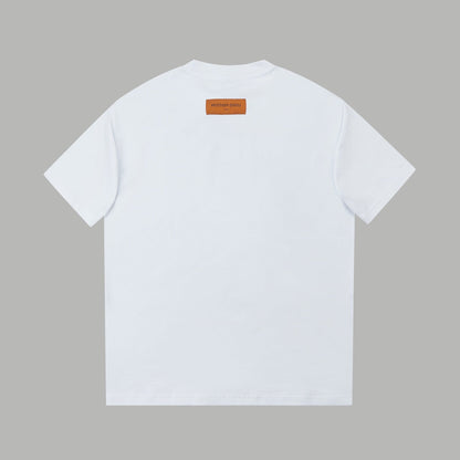T-shirt à impression lettre simple