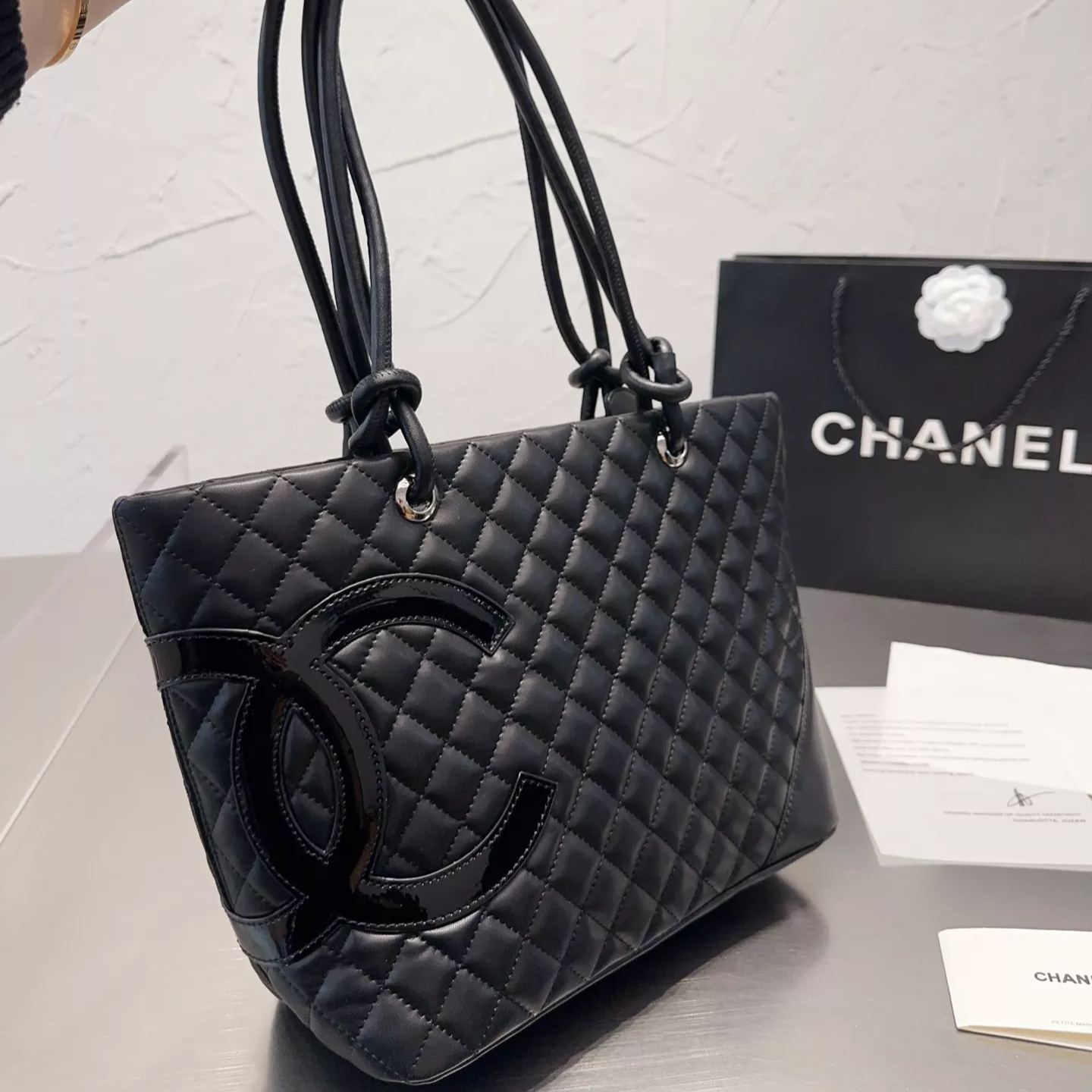 Bolso tote de cuero Cambon