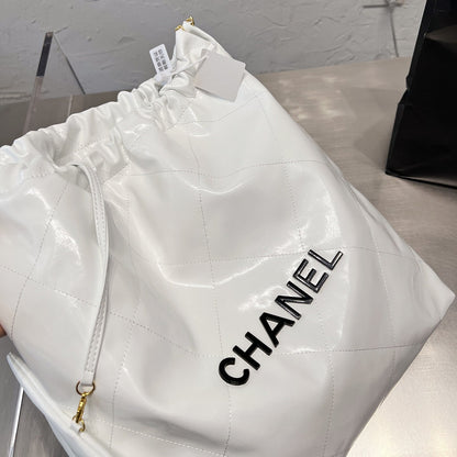 Sac shopping en cuir huilé 22s