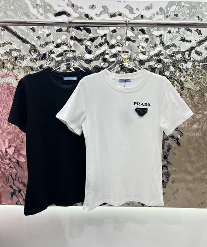 T-shirt en coton style simple