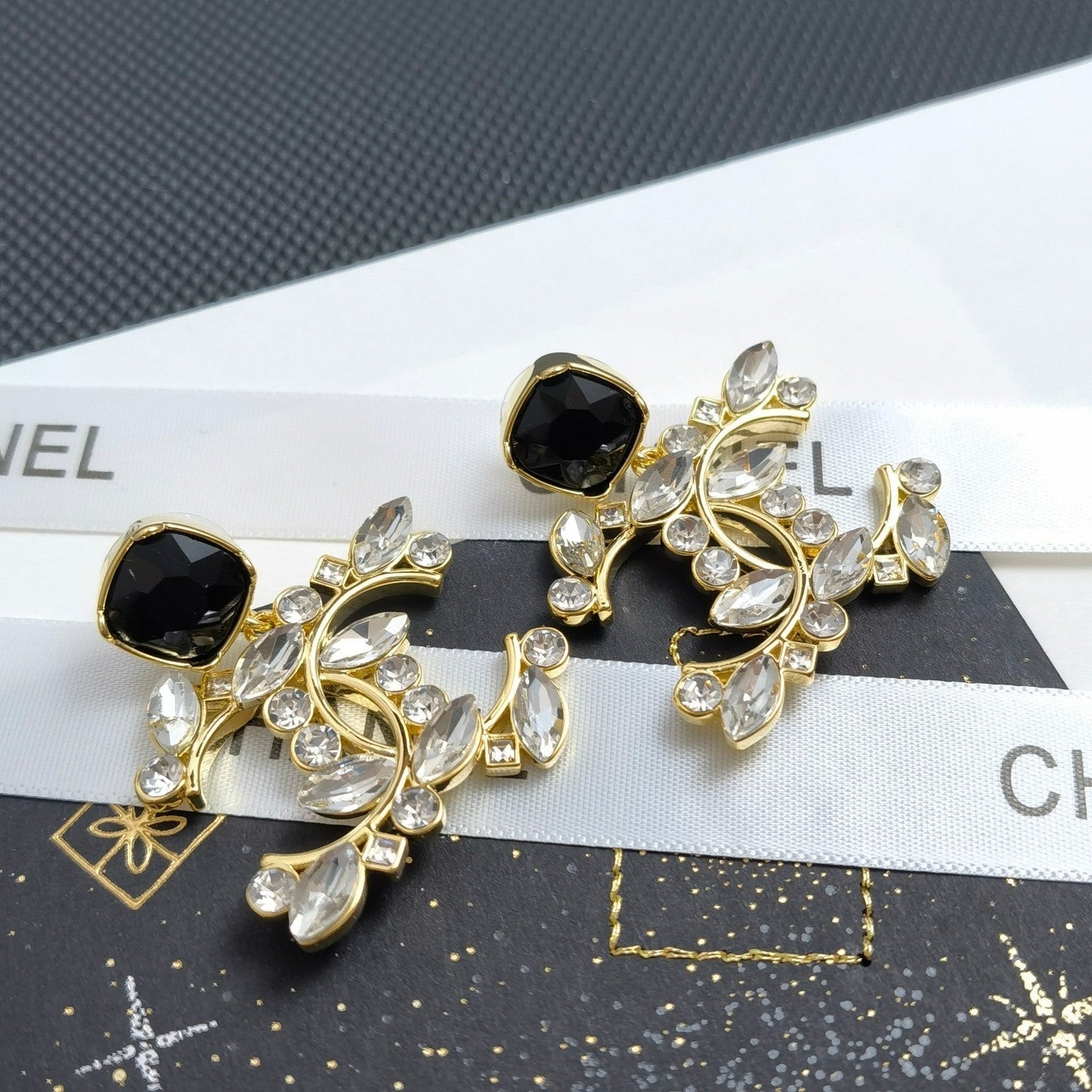 Boucles d'oreilles Diamant Goutte d'eau