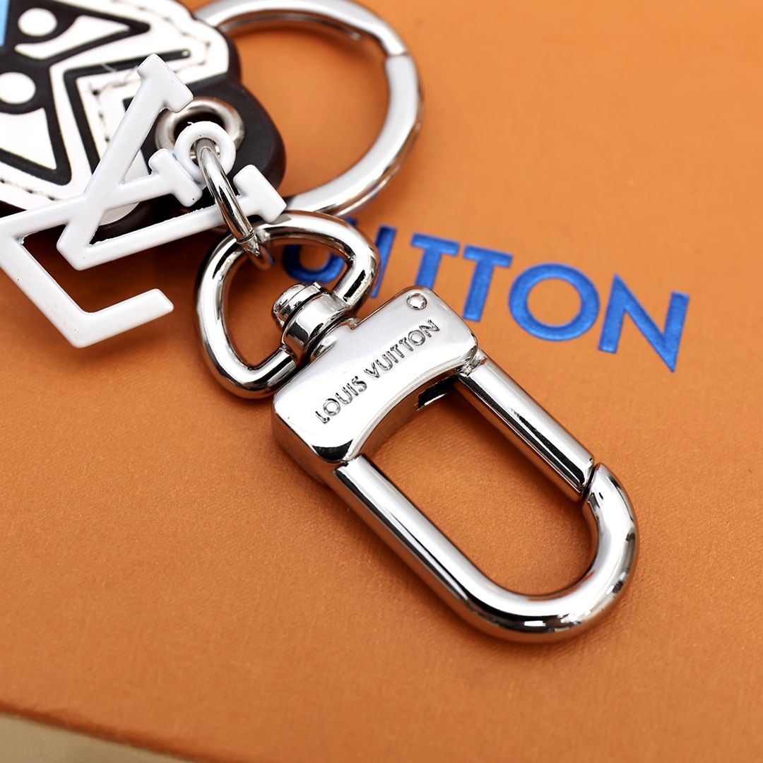 Porte-clés marteau en cuir créatif