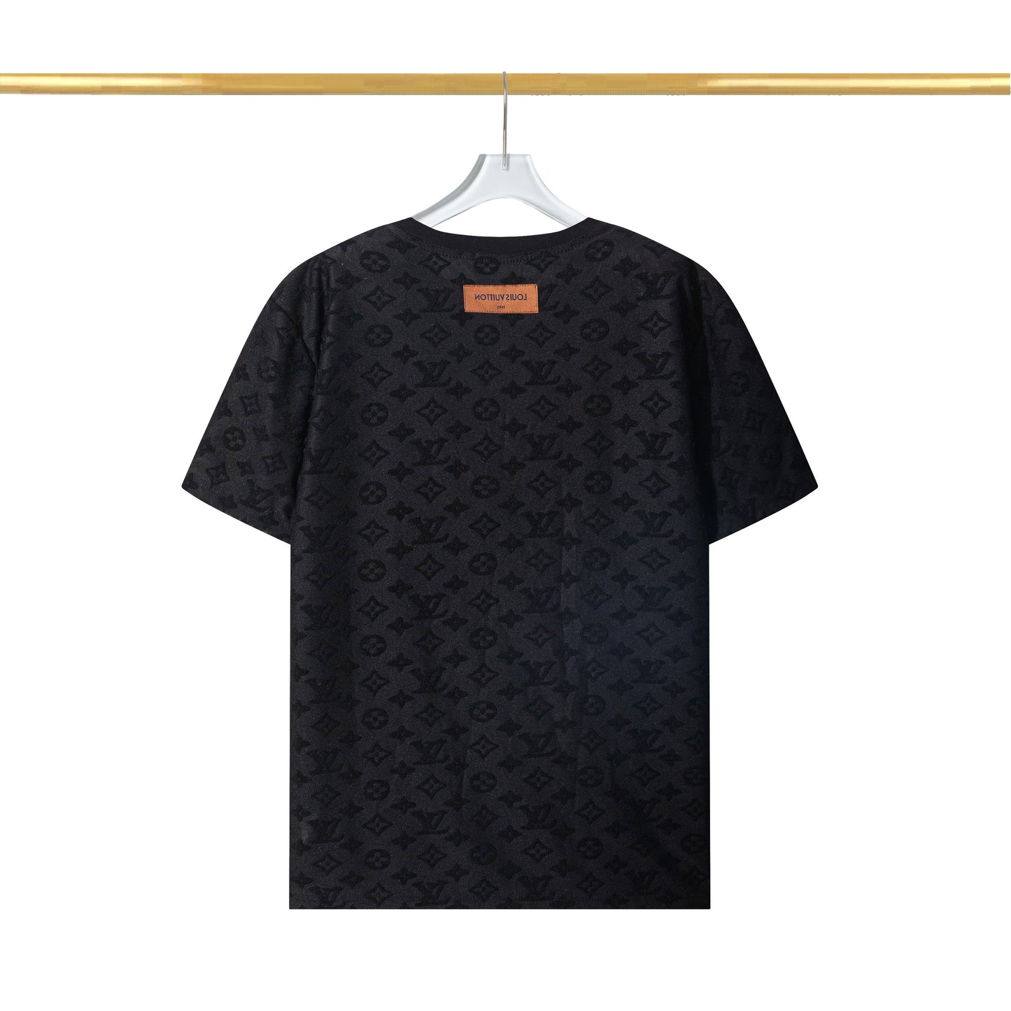 T-shirt en coton molletonné à carreaux