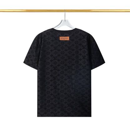 T-shirt en coton molletonné à carreaux