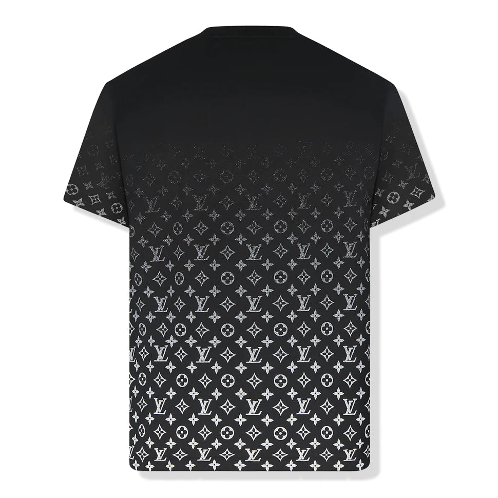 TEE-SHIRT MONOGRAMME DÉGRADÉ NOIR ET BLANC