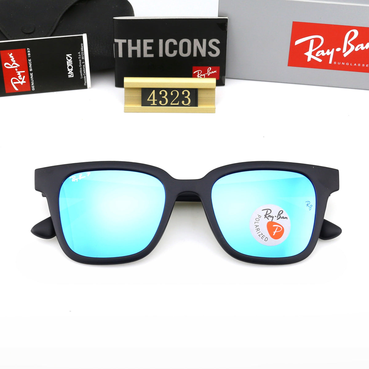 Bold Square Frame Sunglasses - 4323