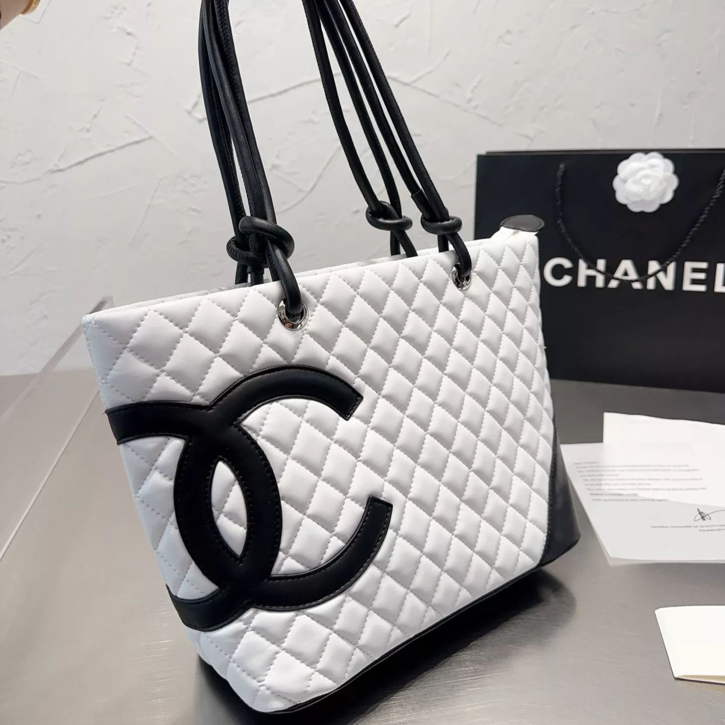 Bolso tote de cuero Cambon