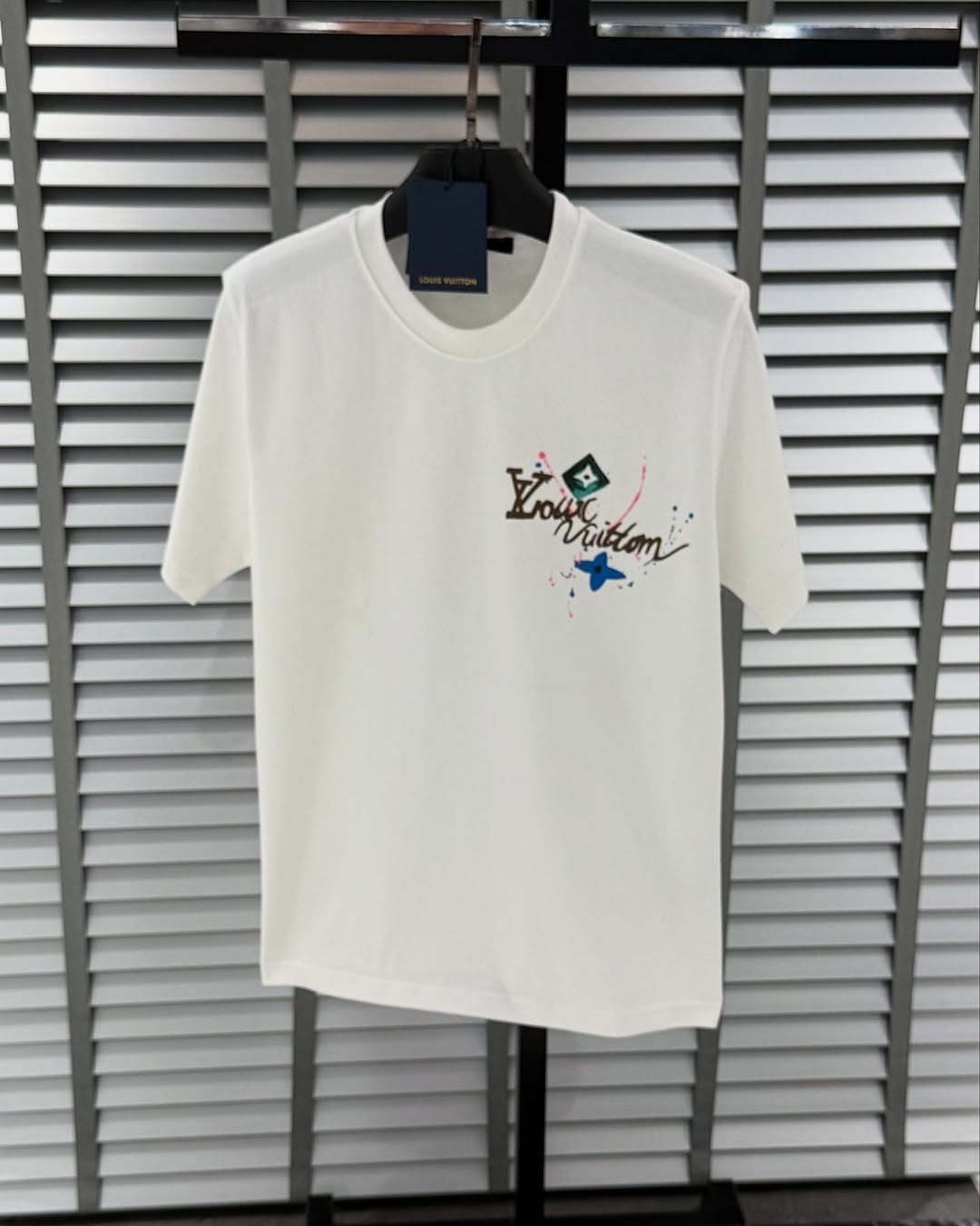 Nouveau t-shirt imprimé éclaboussures d'encre