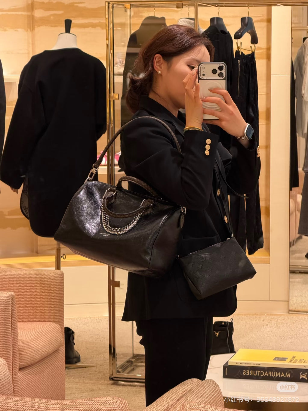 Speedy 30-Inspired Casual Handbag