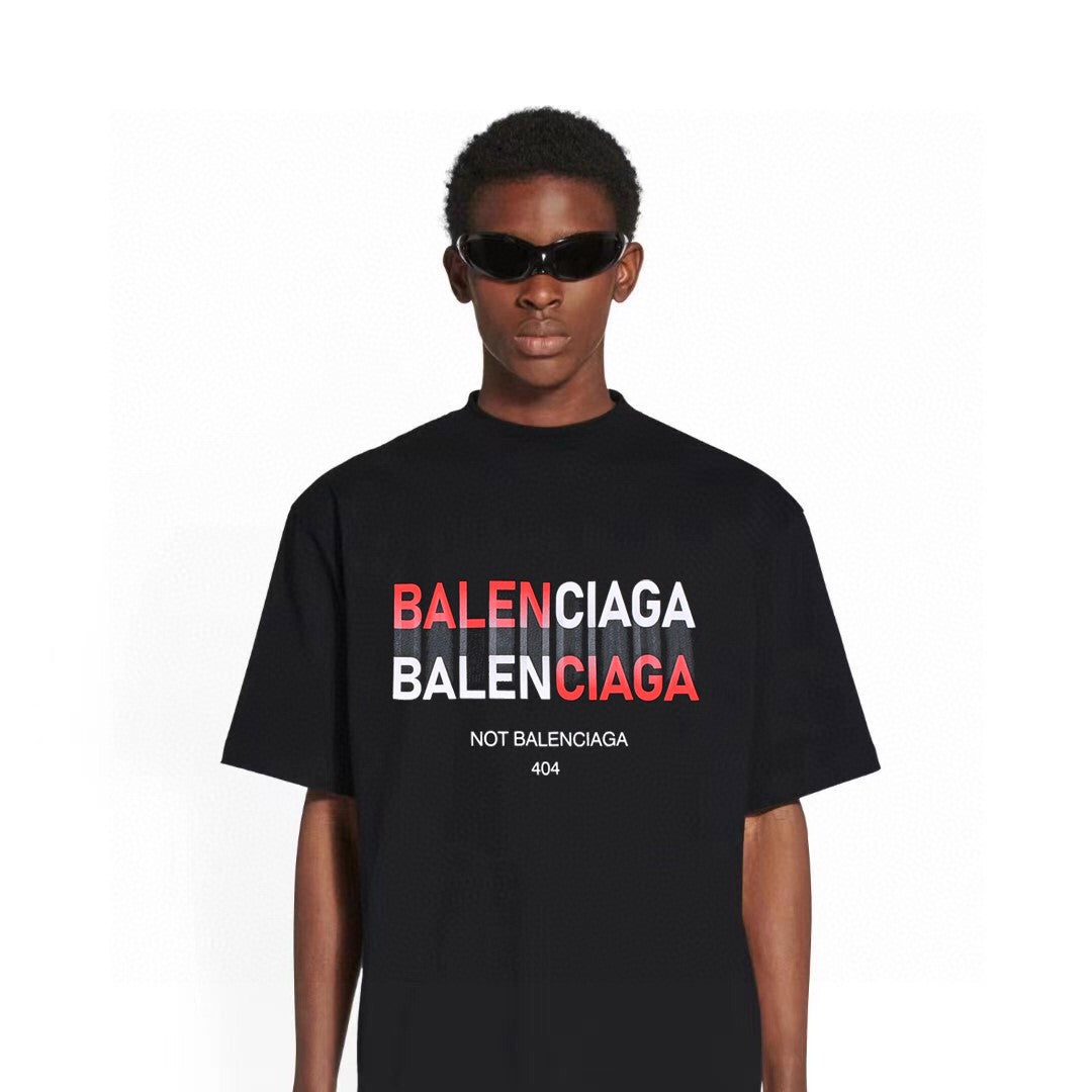 T-shirt imprimé double lettre
