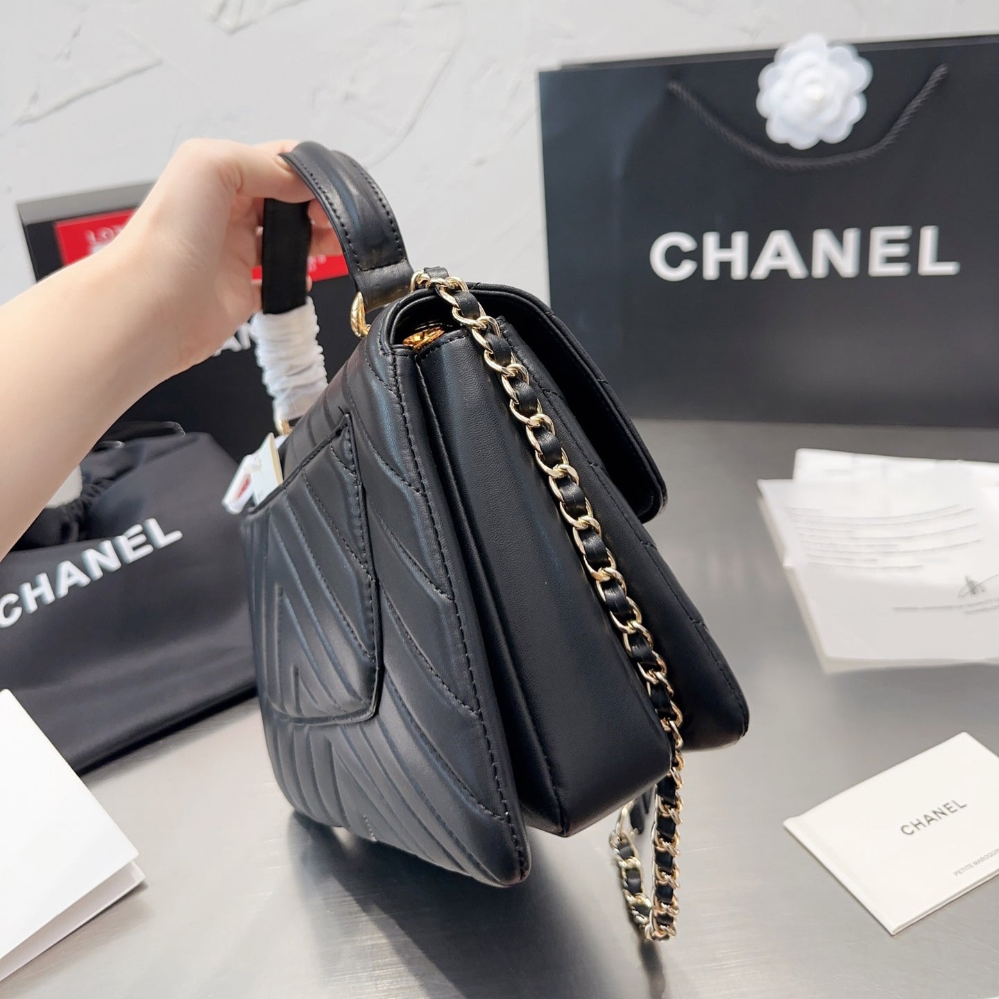 Sac à chaîne vintage tendance
