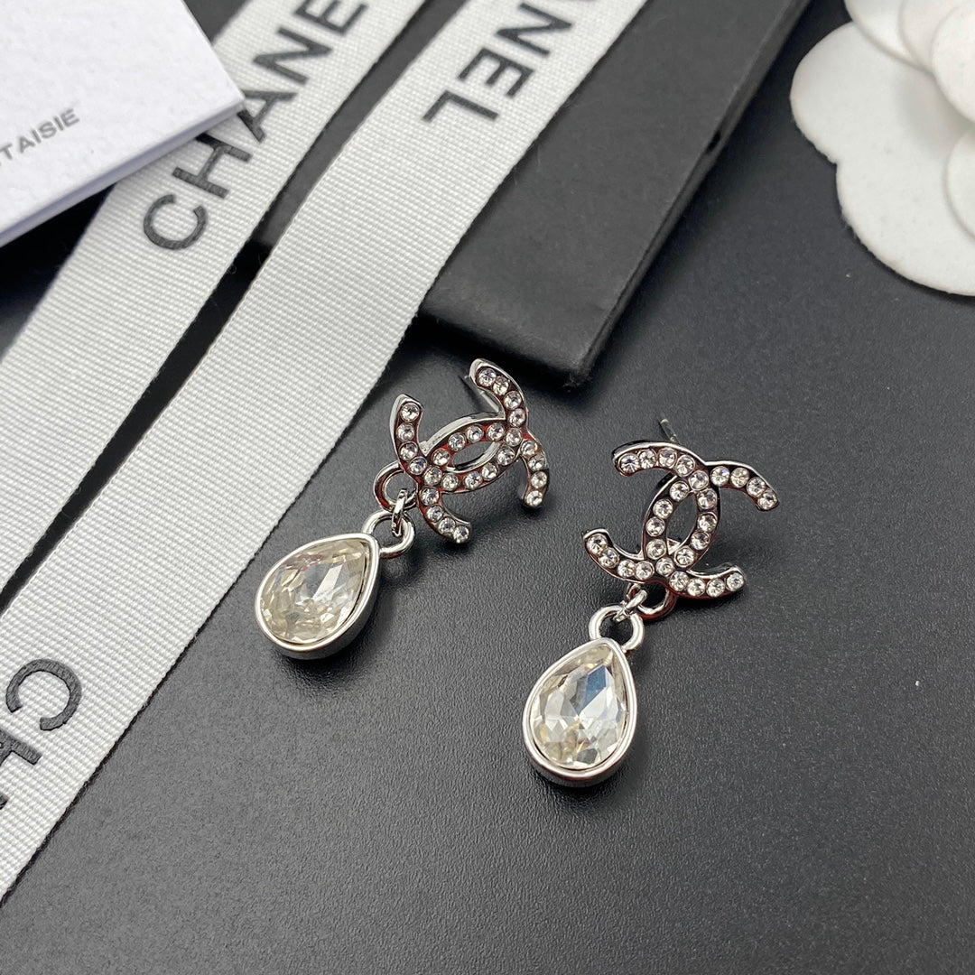 Pendientes Colgantes Diamante Brillante