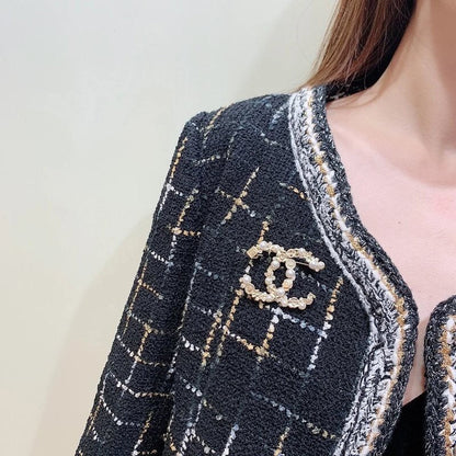 Broche Camélia Perle Classique