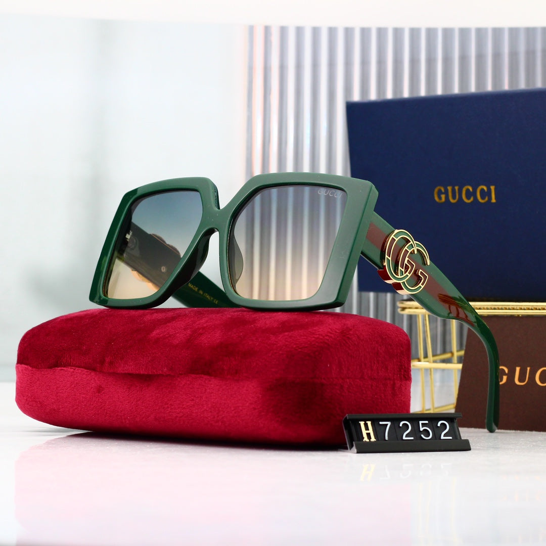 Classic Square-Shaped Letters Sunglasses
