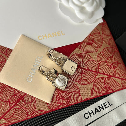Boucles d'oreilles pendantes Cadenas Diamant