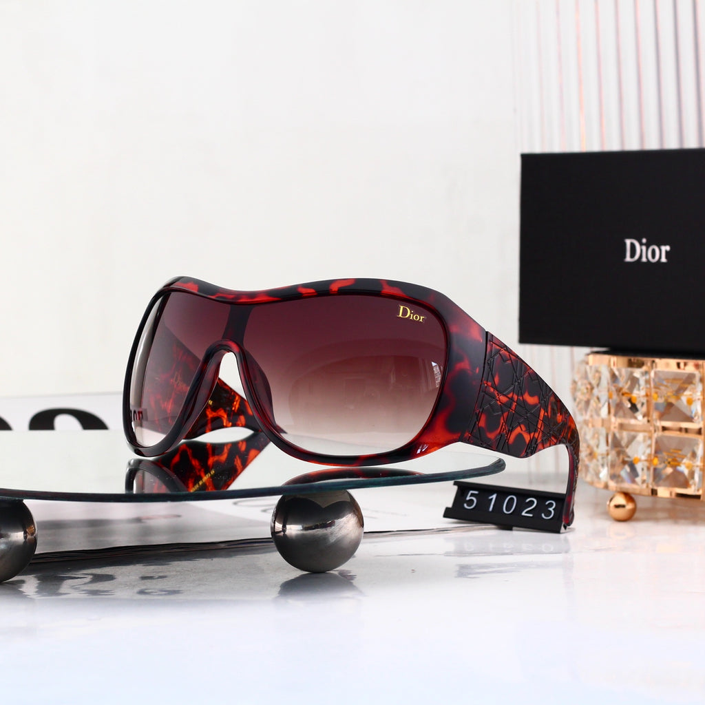 9 Color Futuristic Shield Sunglasses - 51023