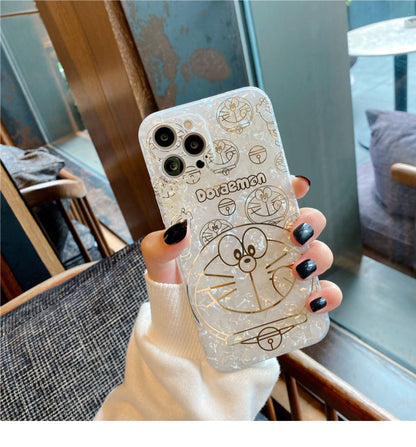 Jolie coque de téléphone dessin animé avec motif coquillage
