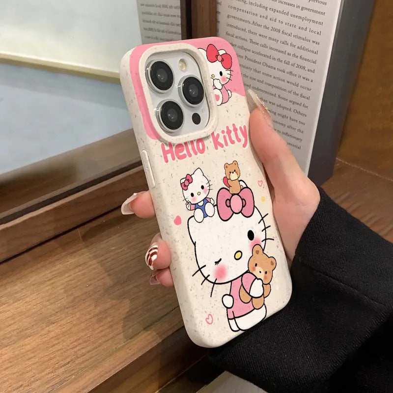 Funda biodegradable de dibujos animados bonitos
