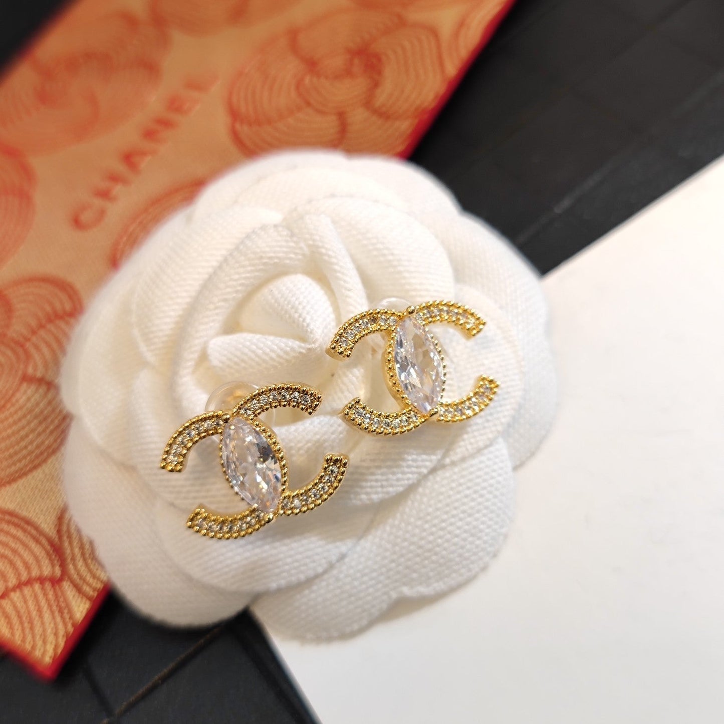 Pendientes de Cristal y Diamantes de Moda