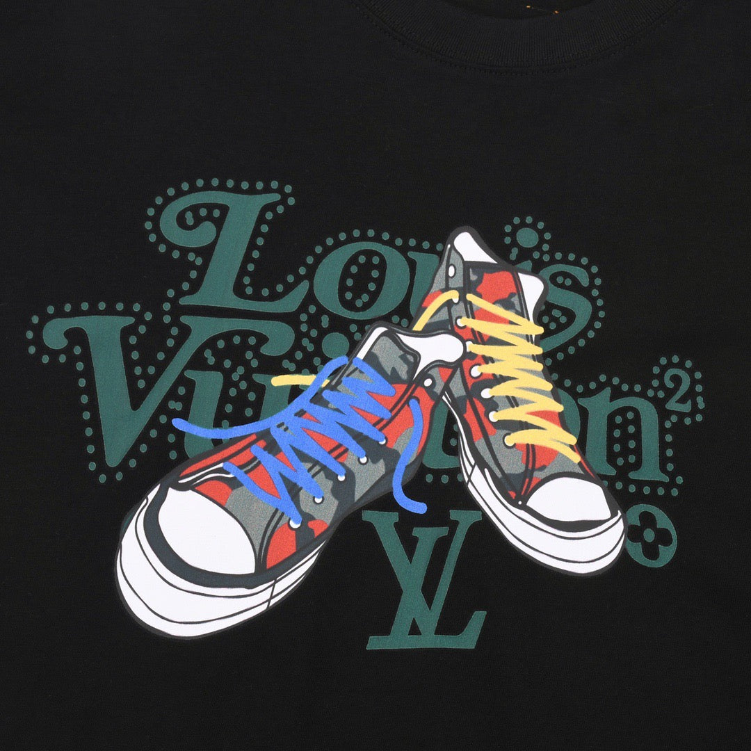 T-shirt imprimé chaussures