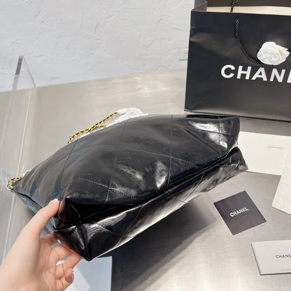 Sac shopping en cuir huilé 22s