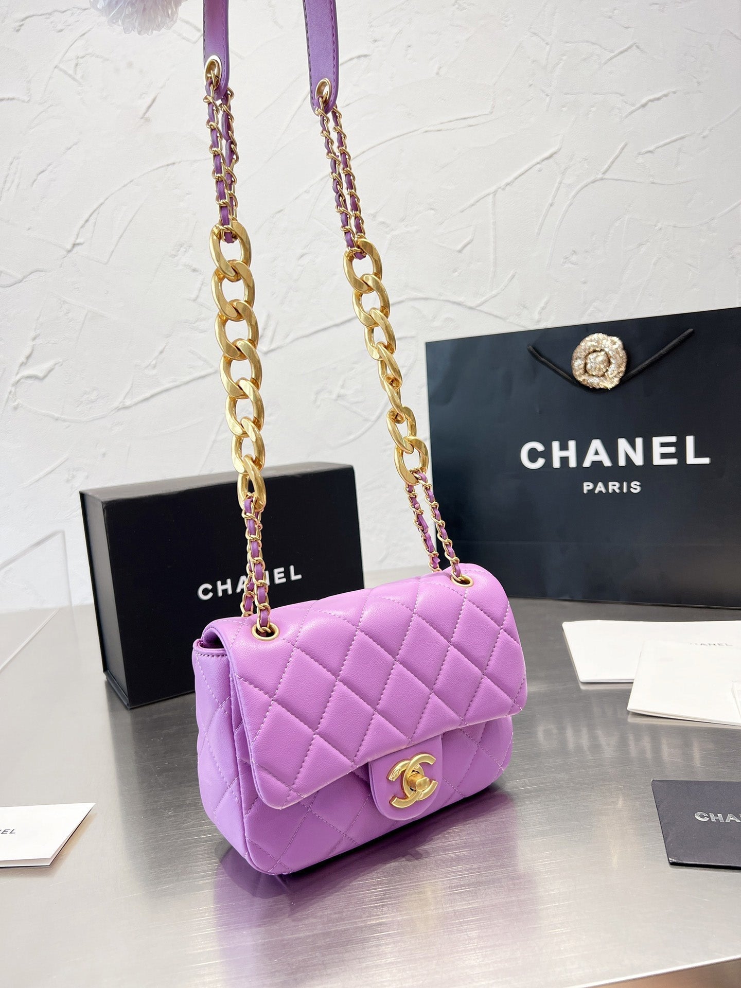 Sac carré Creative Chain
