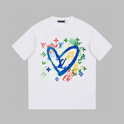 T-shirt imprimé cœur