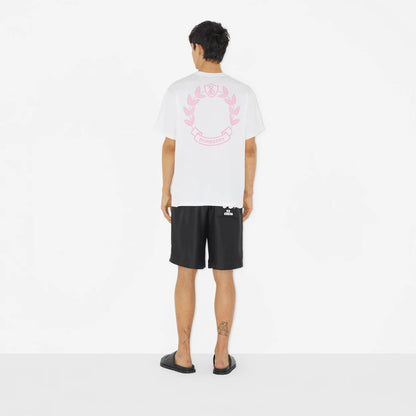 T-shirt en coton blason feuille de chêne