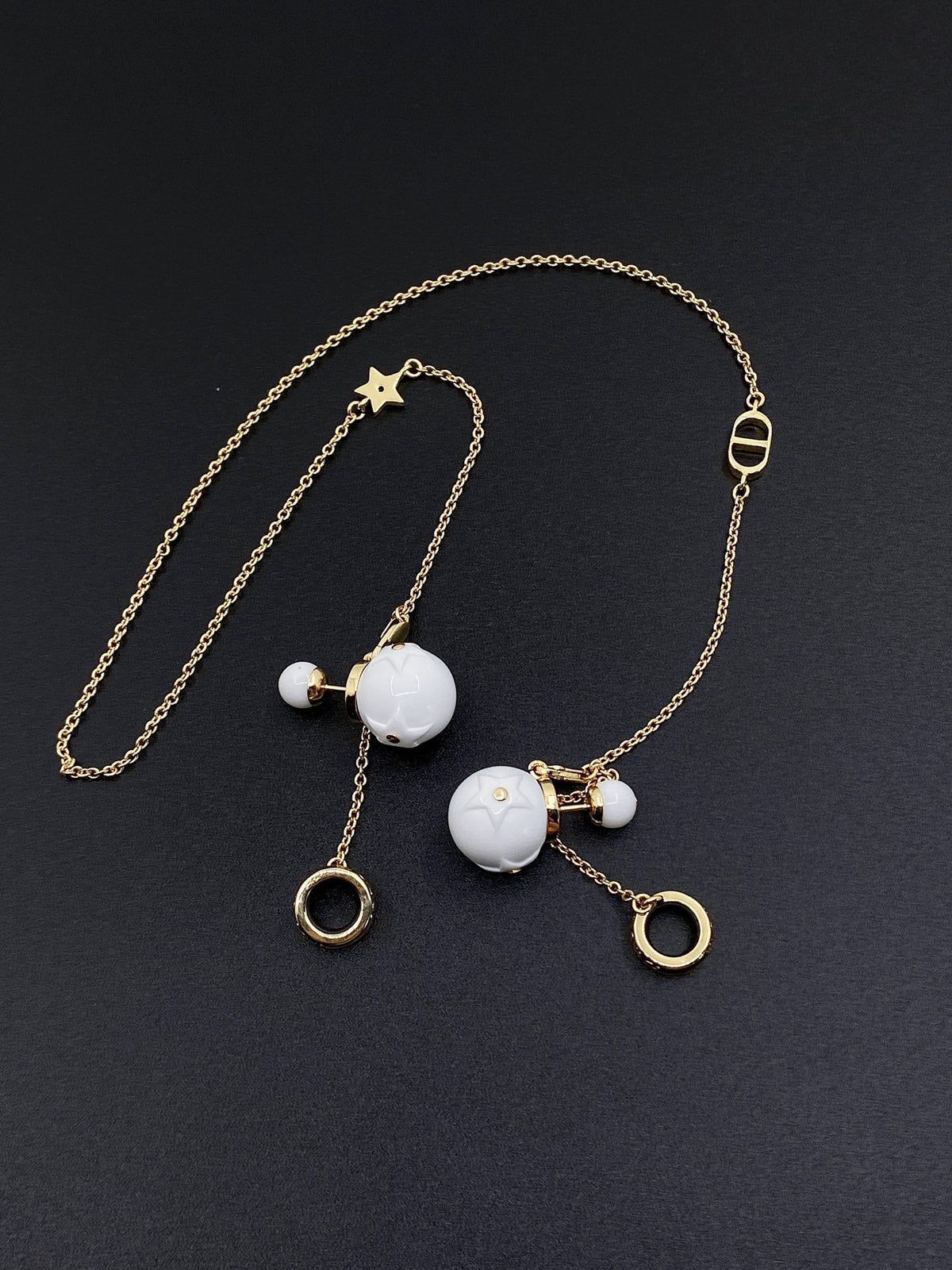 2022 New cd Earphone Earrings Necklace