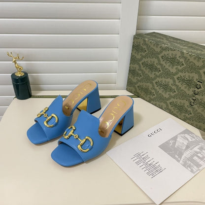 Horsebit High Heel Sandals