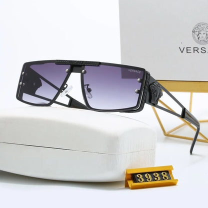 Lunettes de soleil de style européen et américain 2026 nouvelle mode, avec monture en métal 3938 (protection UV)